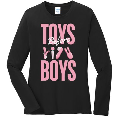 Toys Before B.O.Y.S Ladies Long Sleeve Shirt