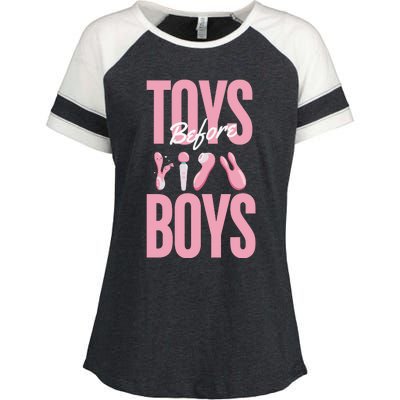 Toys Before B.O.Y.S Enza Ladies Jersey Colorblock Tee