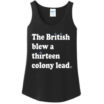 The British Blew A Thirteen Colony Lead Ladies Essential Tank