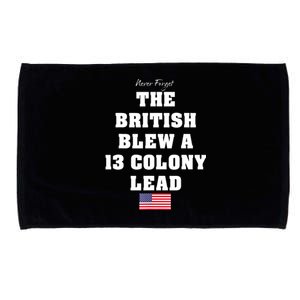 The British Blew A 13 Colony Lead Funny 4th Of July Funny Microfiber Hand Towel