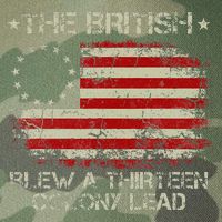 The British Blew A 13 Colony Lead 4th Of July Us Flag Legacy Tie Dye Trucker Hat