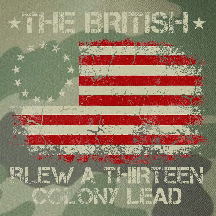 The British Blew A 13 Colony Lead 4th Of July Us Flag Legacy Tie Dye Trucker Hat