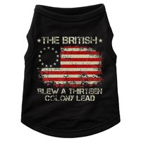 The British Blew A 13 Colony Lead 4th Of July Us Flag Doggie Tank