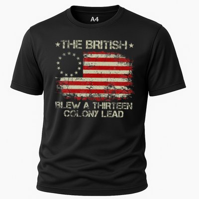 The British Blew A 13 Colony Lead 4th Of July Us Flag Performance Shirt