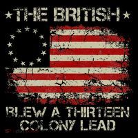 The British Blew A 13 Colony Lead 4th Of July Us Flag Backpack