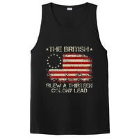 The British Blew A 13 Colony Lead 4th Of July Us Flag PosiCharge Competitor Tank