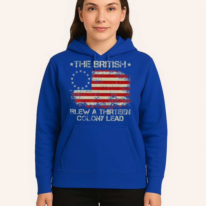 The British Blew A 13 Colony Lead 4th Of July Us Flag Hoodie