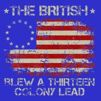 The British Blew A 13 Colony Lead 4th Of July Us Flag 16 in Basic Backpack