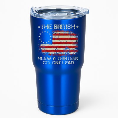 The British Blew A 13 Colony Lead 4th Of July Us Flag Tumbler