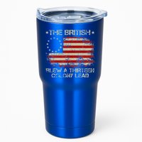 The British Blew A 13 Colony Lead 4th Of July Us Flag Tumbler