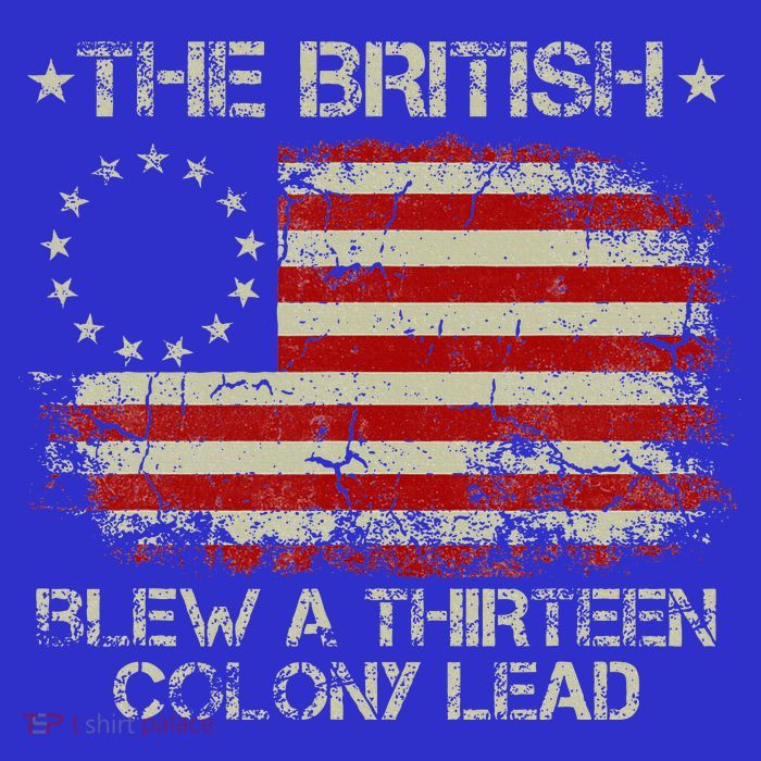The British Blew A 13 Colony Lead 4th Of July Us Flag Toddler Hoodie