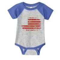 The British Blew A 13 Colony Lead 4th Of July Us Flag Infant Baby Jersey Bodysuit