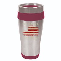 The British Blew A 13 Colony Lead 4th Of July Us Flag 16oz Travel Tumbler