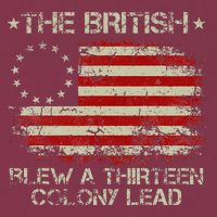 The British Blew A 13 Colony Lead 4th Of July Us Flag 16oz Travel Tumbler