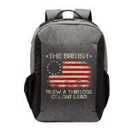 The British Blew A 13 Colony Lead 4th Of July Us Flag Vector Backpack