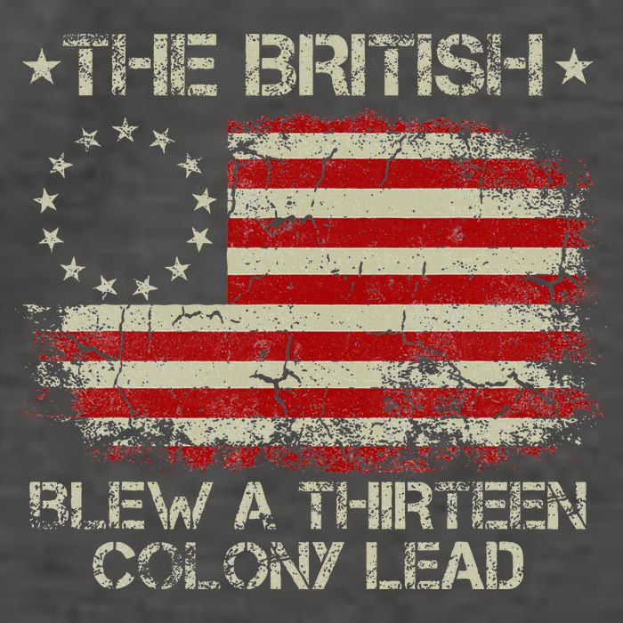 The British Blew A 13 Colony Lead 4th Of July Us Flag Vector Backpack