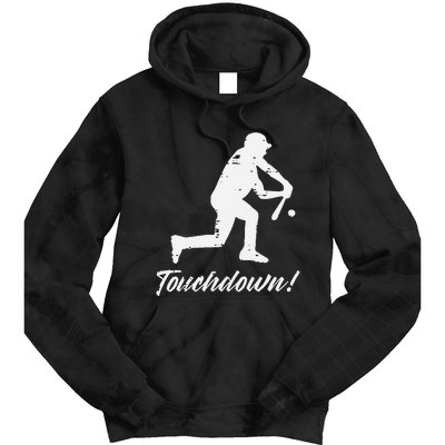 Touchdown Baseball Batter Sports Player Coach Tie Dye Hoodie