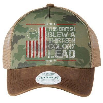 The British Blew A 13 Colony Lead Funny Legacy Tie Dye Trucker Hat