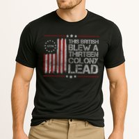 The British Blew A 13 Colony Lead Funny Cooling Performance Crew T-Shirt