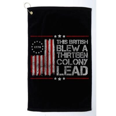 The British Blew A 13 Colony Lead Funny Golf Towel