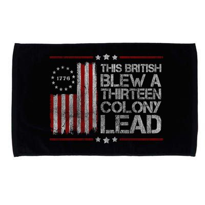 The British Blew A 13 Colony Lead Funny Microfiber Hand Towel