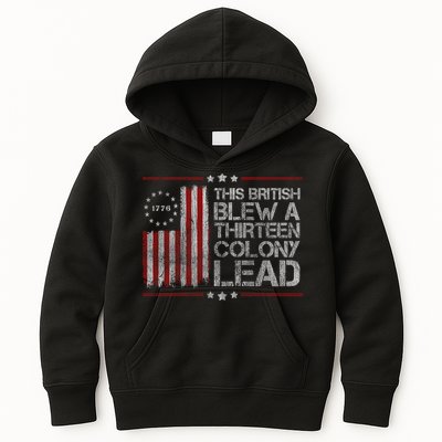 The British Blew A 13 Colony Lead Funny Kids Hoodie
