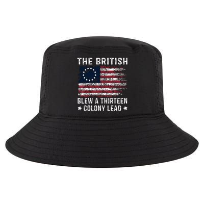 The British Blew A 13 Colony Lead Cool Comfort Performance Bucket Hat