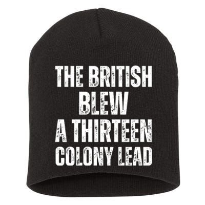 The British Blew A Thirteen Colony Lead Short Acrylic Beanie