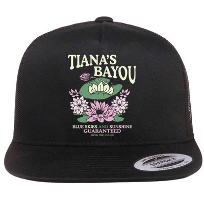 TianaS Bayou Blue Skies And Sunshine Guaranteed New Orleans Flat Bill Trucker Hat