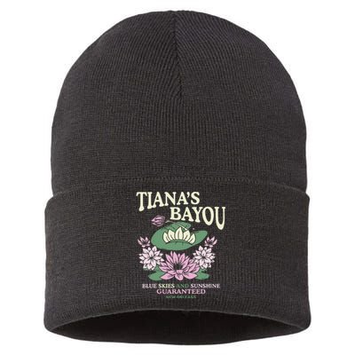 TianaS Bayou Blue Skies And Sunshine Guaranteed New Orleans Sustainable Knit Beanie