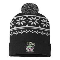 TianaS Bayou Blue Skies And Sunshine Guaranteed New Orleans USA-Made Snowflake Beanie