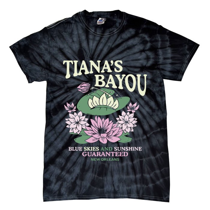 TianaS Bayou Blue Skies And Sunshine Guaranteed New Orleans Tie-Dye T-Shirt