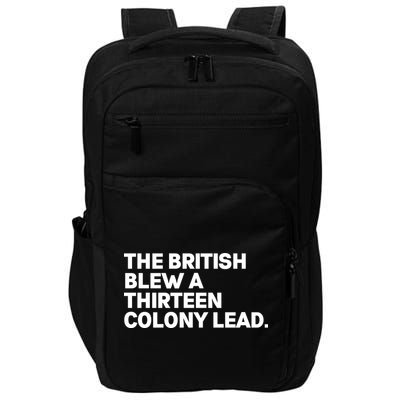 The British Blew A Thirteen Colony Lead Impact Tech Backpack