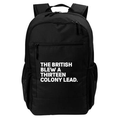 The British Blew A Thirteen Colony Lead Backpack