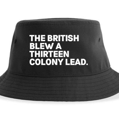 The British Blew A Thirteen Colony Lead Sustainable Bucket Hat