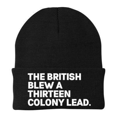 The British Blew A Thirteen Colony Lead Beanie