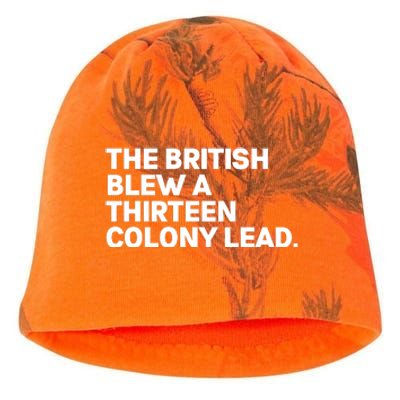 The British Blew A Thirteen Colony Lead Kati - Camo Knit Beanie