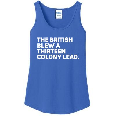 The British Blew A Thirteen Colony Lead Ladies Essential Tank