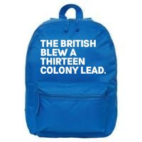 The British Blew A Thirteen Colony Lead 16 in Basic Backpack