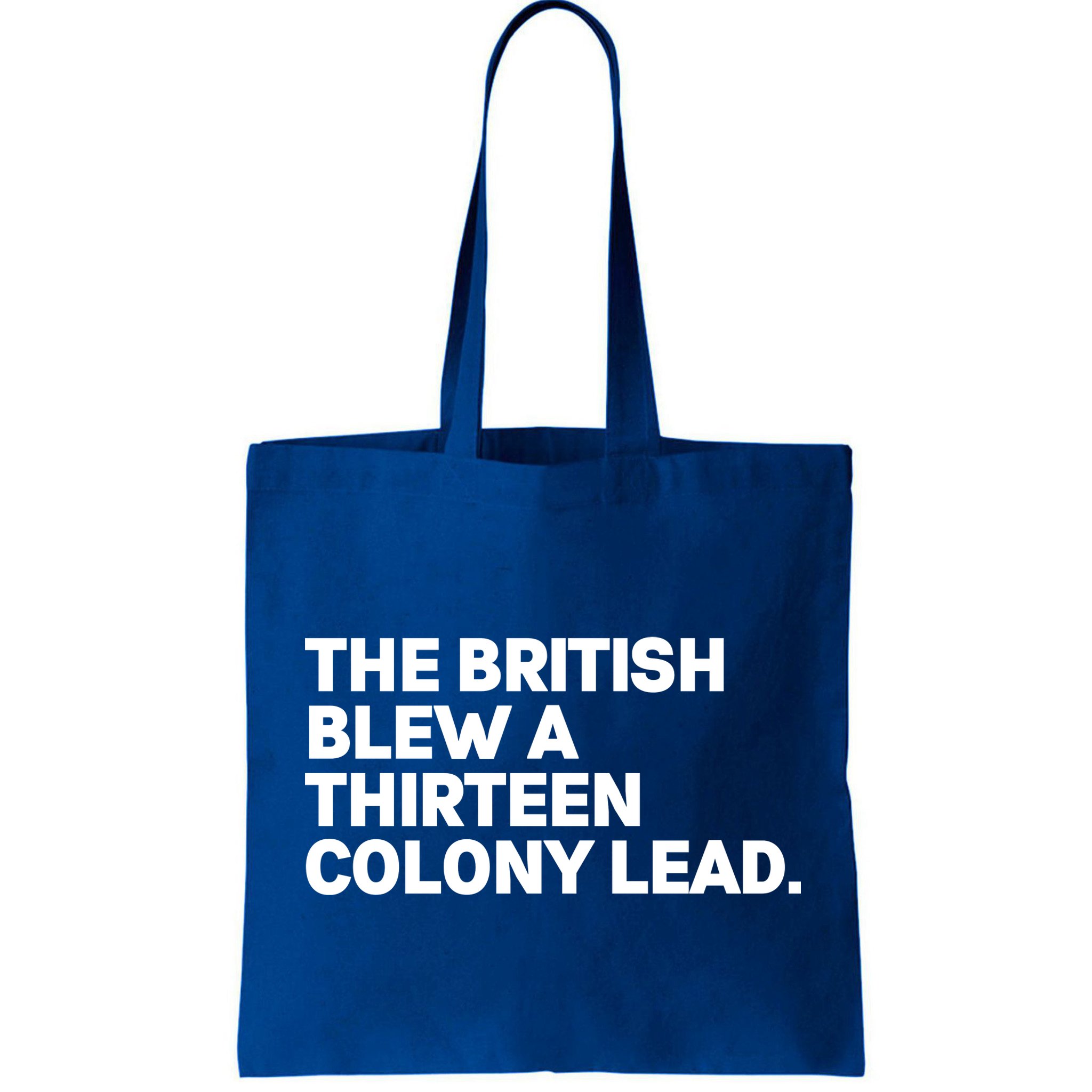 The British Blew A Thirteen Colony Lead Bag