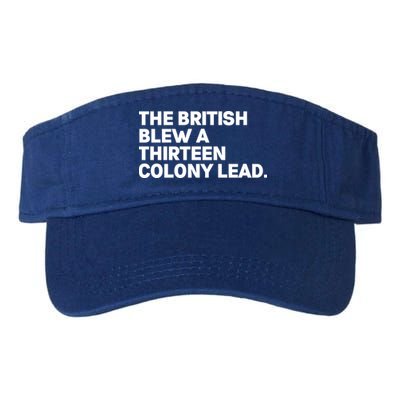 The British Blew A Thirteen Colony Lead Visor