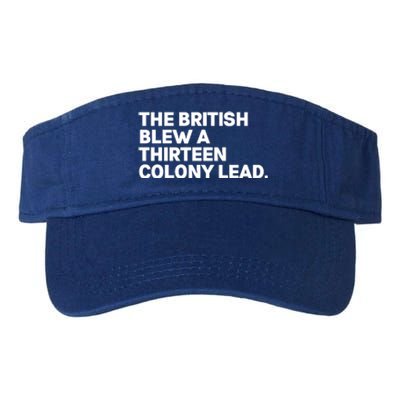 The British Blew A Thirteen Colony Lead Valucap Bio-Washed Visor