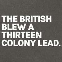 The British Blew A Thirteen Colony Lead Cotton Canvas Backpack