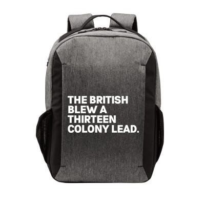 The British Blew A Thirteen Colony Lead Vector Backpack