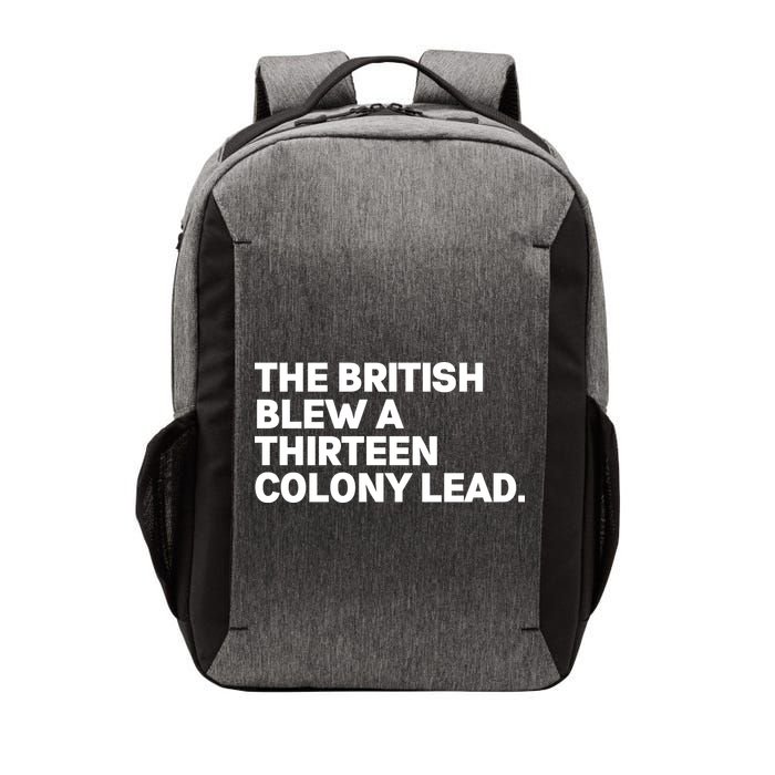 The British Blew A Thirteen Colony Lead Vector Backpack
