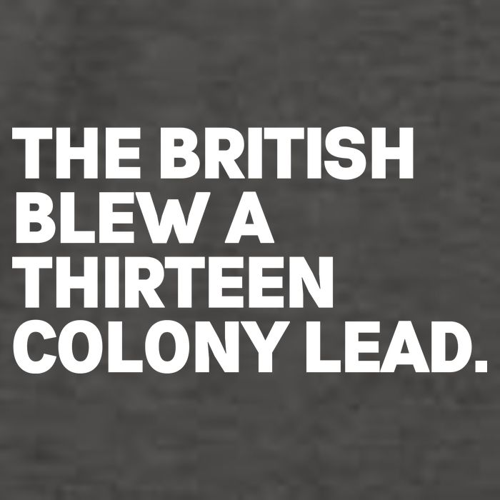 The British Blew A Thirteen Colony Lead Vector Backpack