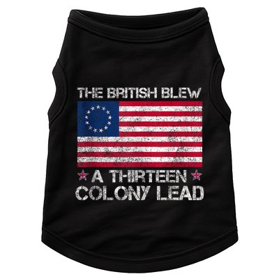 The British Blew A 13 Colony Lead A Thirteen Colony Lead Doggie Tank