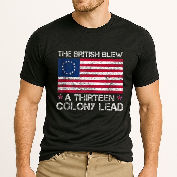 The British Blew A 13 Colony Lead A Thirteen Colony Lead Performance Shirt