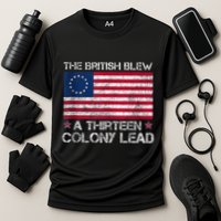 The British Blew A 13 Colony Lead A Thirteen Colony Lead Performance Shirt
