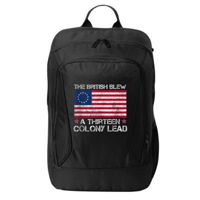The British Blew A 13 Colony Lead A Thirteen Colony Lead City Backpack